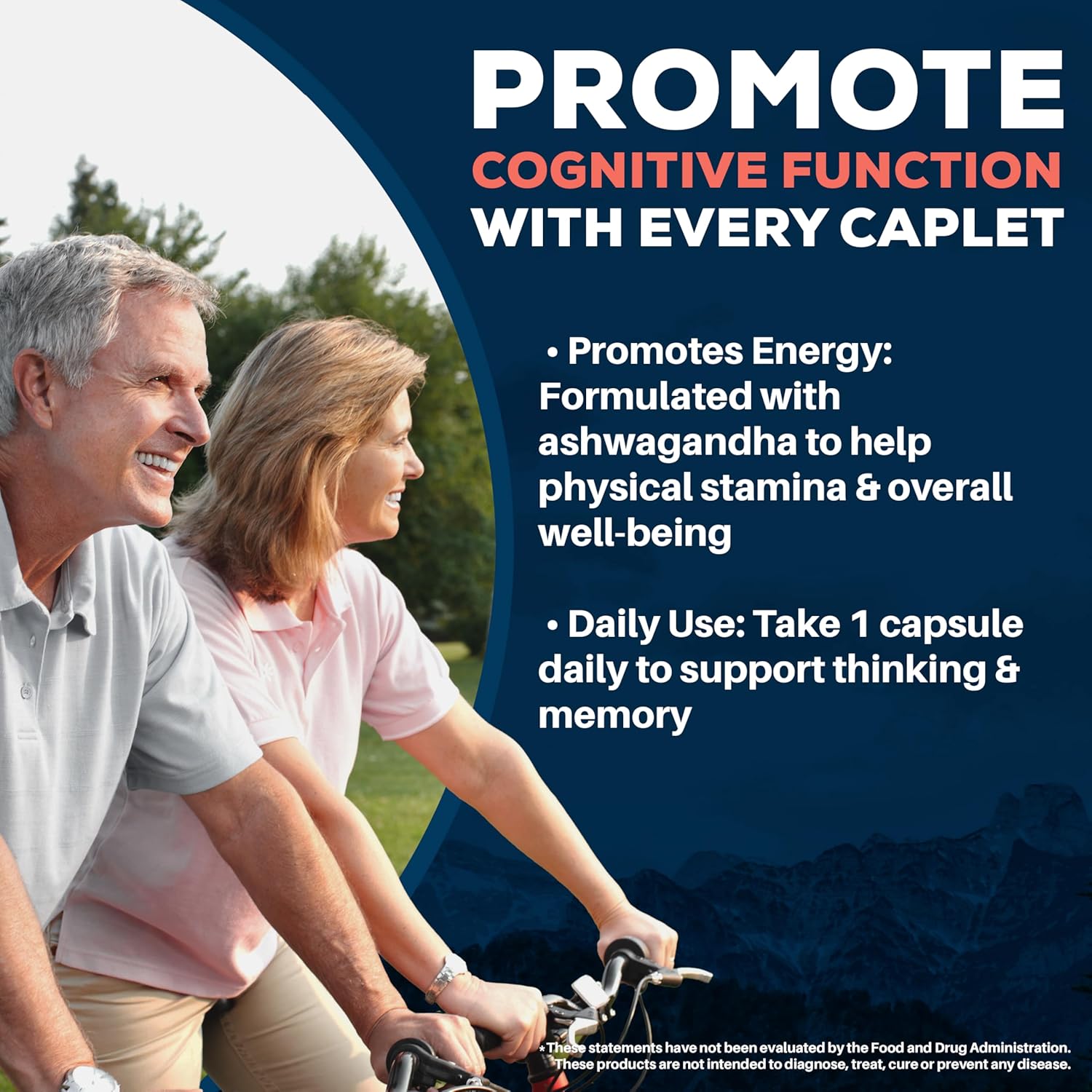 Organic BacopaPlus Supplement for Memory & Focus with Ginkgo and Ashwagandha - 90 Vegetarian Capsules