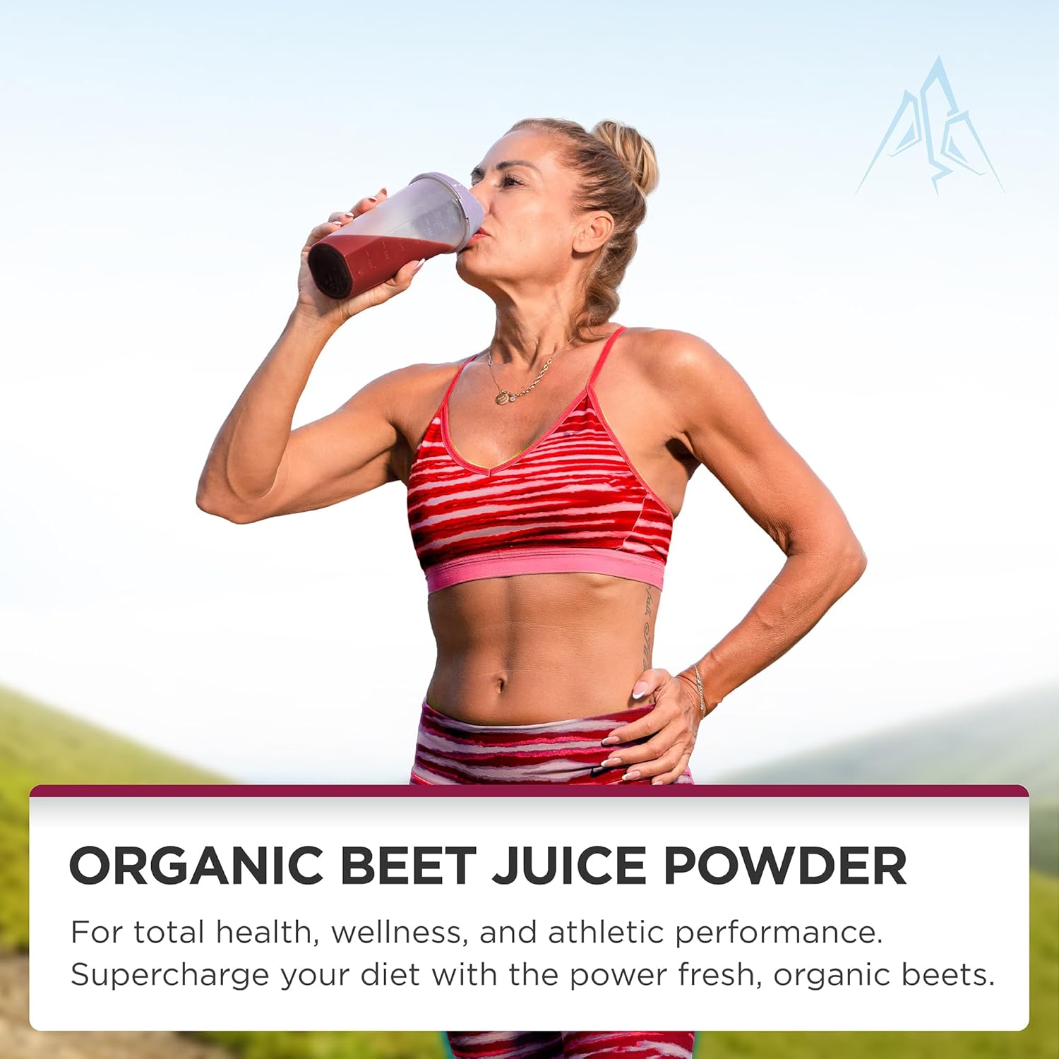 Organic Beet Juice Powder - Nitric Oxide Supplement - 100% USA Grown Beets - 60 Servings - 300g - 2 Jars