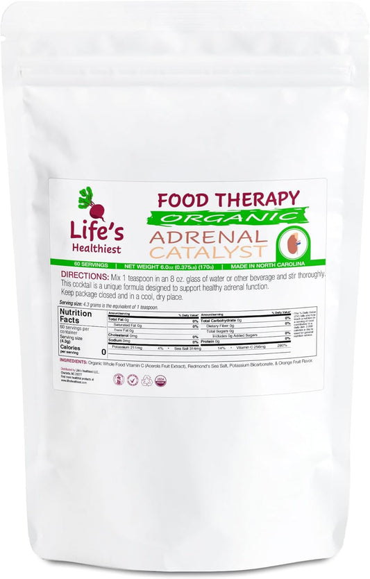 Organic Beet Lady Adrenal Catalyst Whole Food Blend with Real Fruit & Vegetables - Plant-Based & Non-GMO - 6 oz