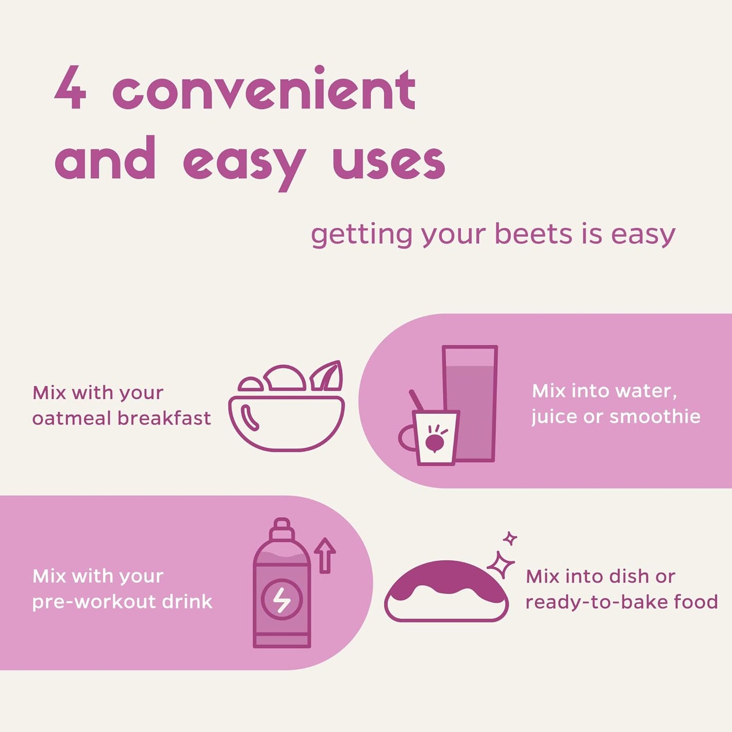 Organic Beet Root Juice Powder - Raw Extract, High Potency, Natural Nitrites & Antioxidants for Detox, Energy, Circulation - 12.7 Oz