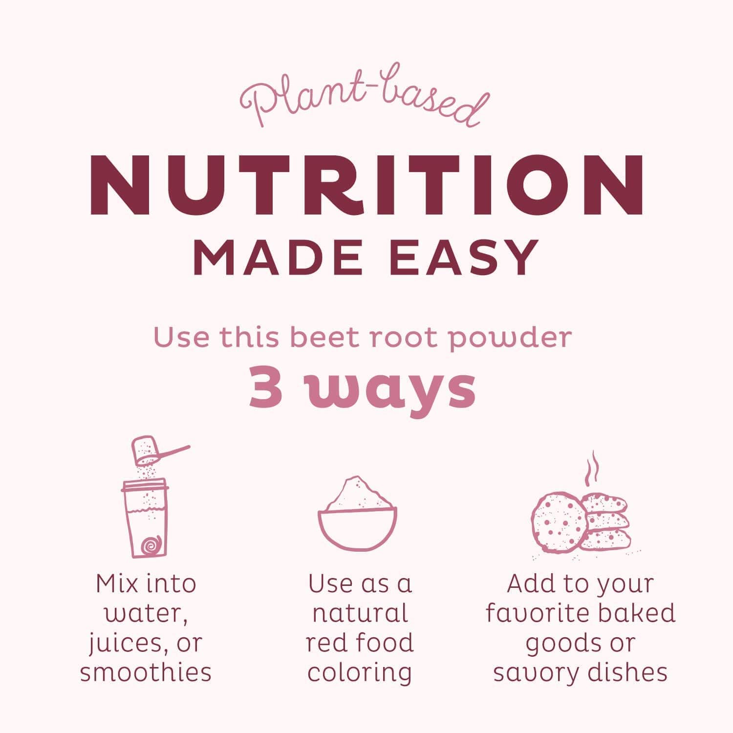 Organic Beet Root Powder and Capsules Bundle - KOS Brand