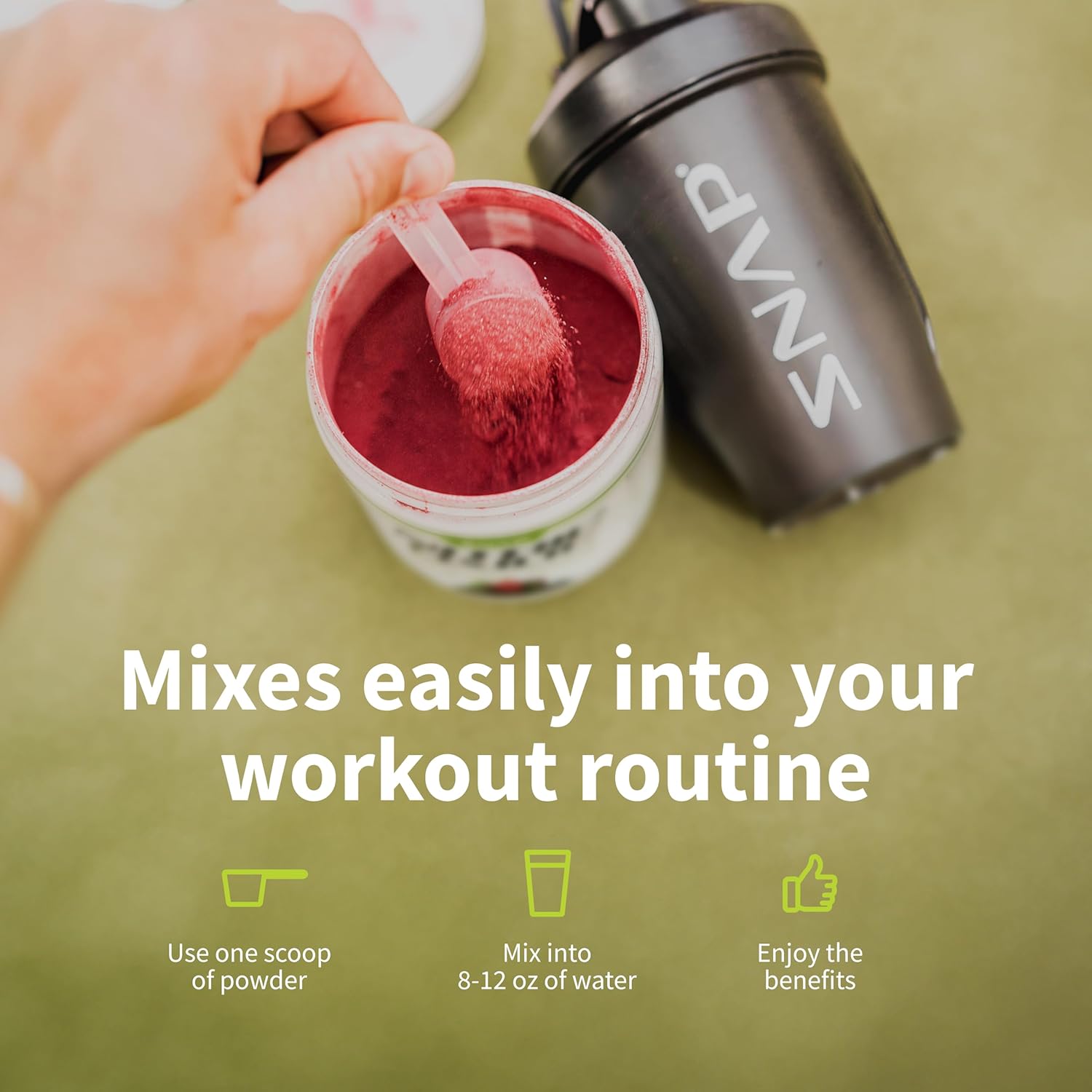 Organic Beet Root Powder Pre Workout Supplement for Energy & Heart Health, Nitric Oxide Boost, Mixed Berry Flavor, 30 Servings