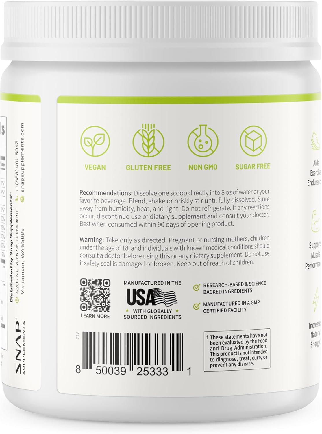 Organic Beet Root Powder Pre Workout Supplement for Energy & Heart Health, Nitric Oxide Boost, Mixed Berry Flavor, 30 Servings