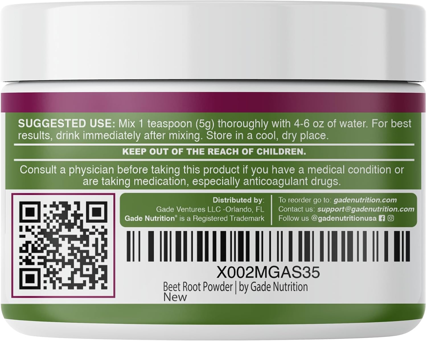 Organic Beet Root Powder with Elderberry and Pomegranate - Nitric Oxide Boost for Heart Health - Non-GMO Superfood Supplement with Natural Berry Flavor