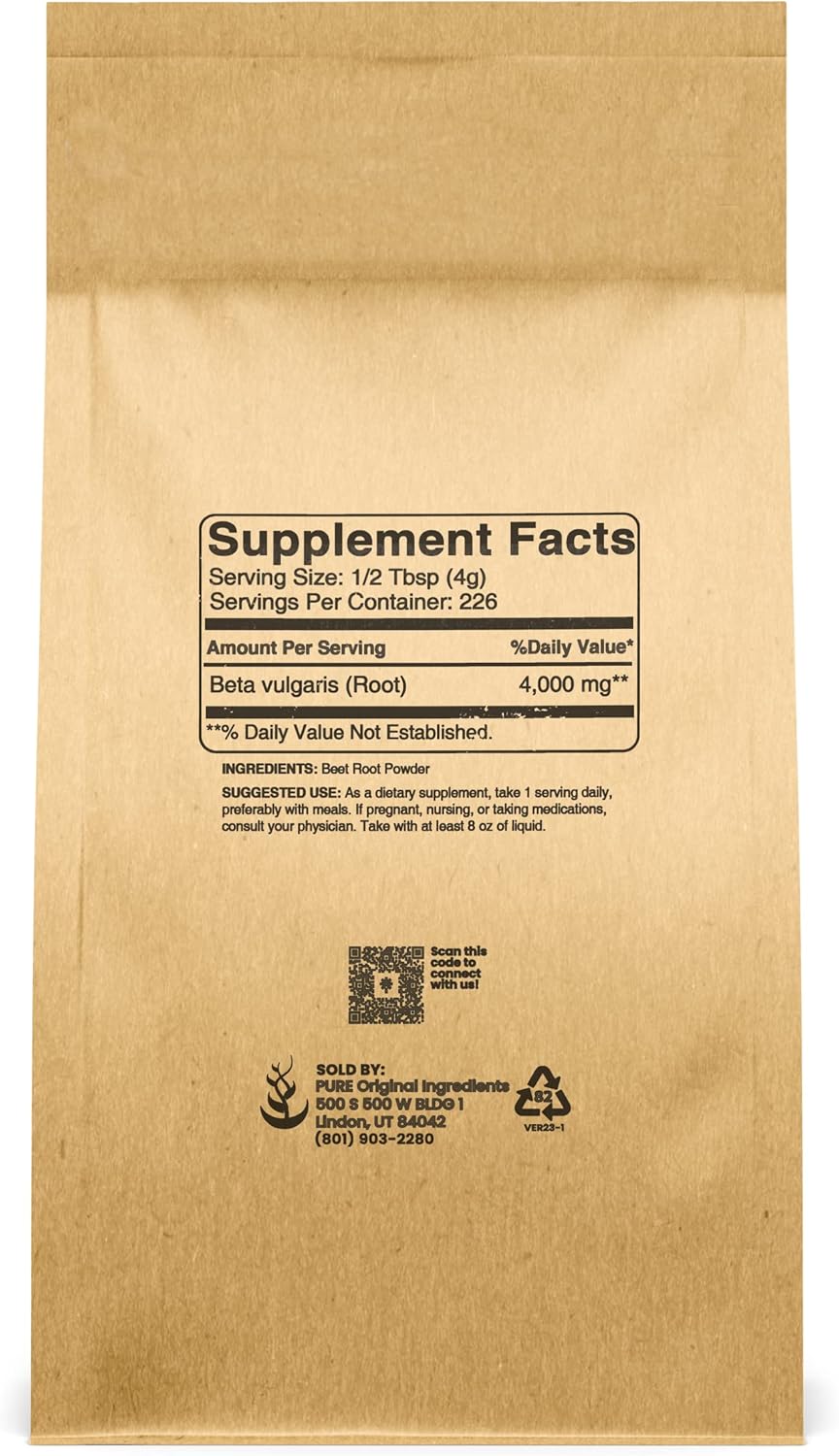 Organic Beet Root, Spirulina, and Acai Powder Bundle - Non GMO Herbal Supplements in Various Sizes