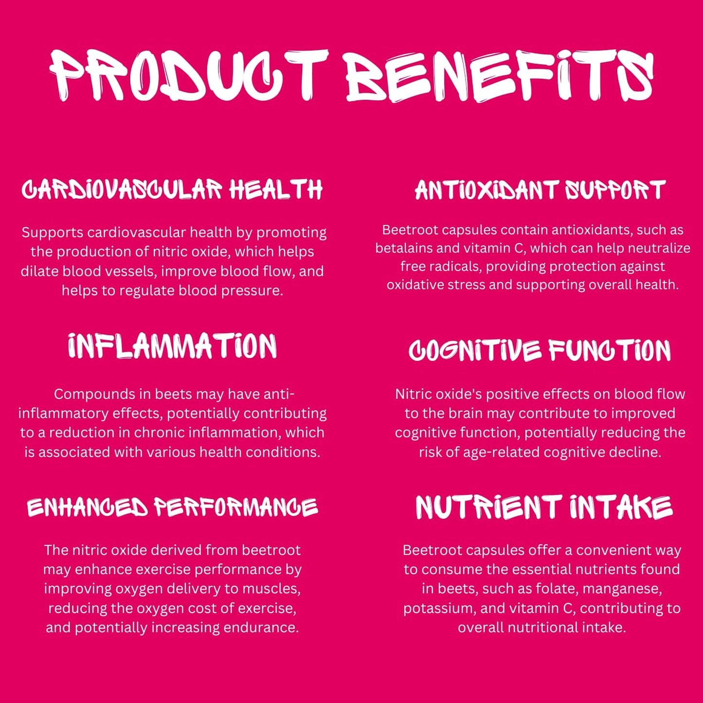 Organic Beetroot Capsules 1300mg - Ultra Diet Supplement for Nitric Oxide Support - 100% Natural Non-GMO Formula - 60 Caps