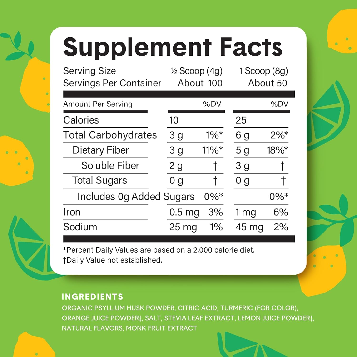 Organic Bellway Super Fiber Powder with Psyllium Husk & Fruit - Sugar Free, Non-GMO, Plant-Based Lemon Lime Supplement for Gut Health & Regularity