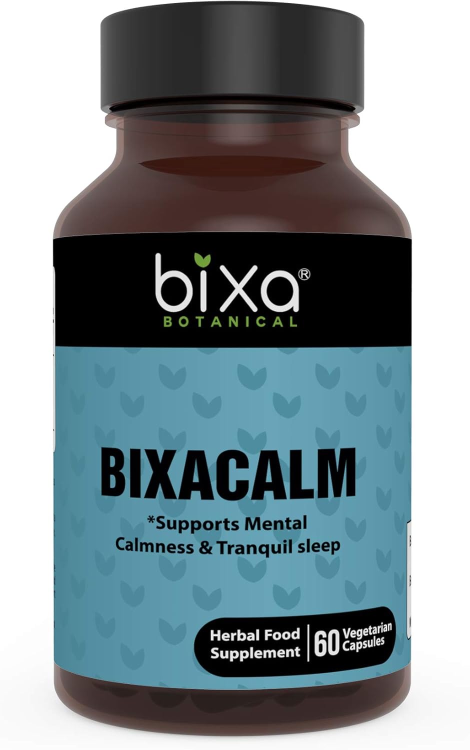 Organic Bixacalm Capsules with Ashwagandha & Valerian Extracts for Better Sleep - 60 Veg Capsules