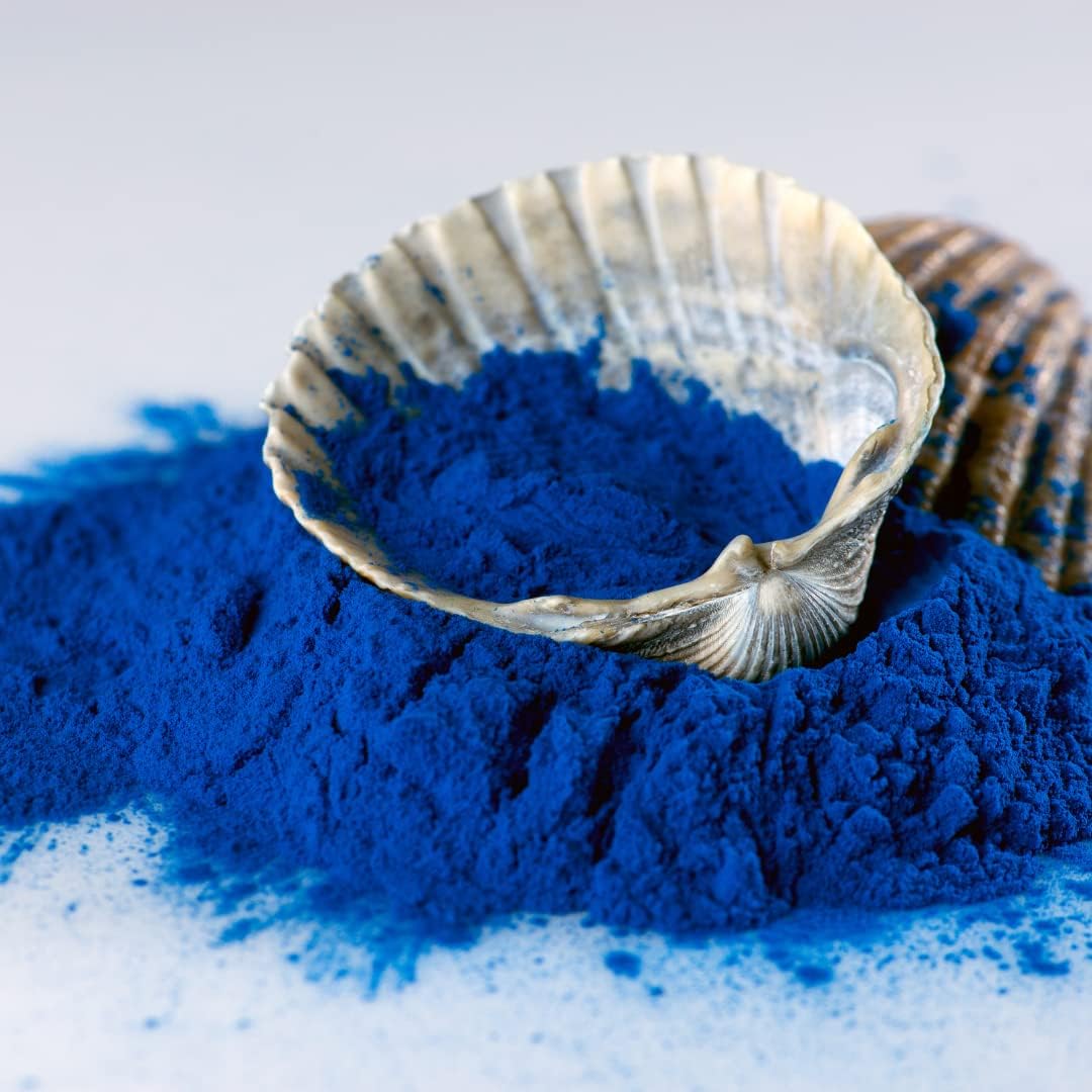 Organic Blue Spirulina Powder Supplement - 3LB Bulk - Vegan, Non GMO, Gluten-Free - Brilliant Blue Coloring - Odorless - Pure Water Extracted