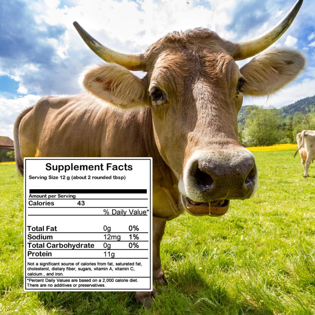 Organic Bone Broth Collagen Powder - Pure Protein Supplement (5LB / 2.2kg) by Goinsane