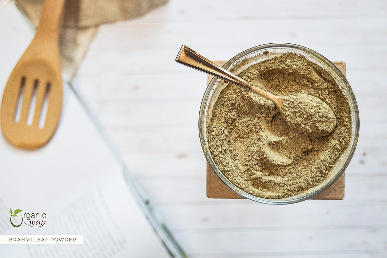 Organic Brahmi Leaf Powder (Bacopa Monnieri) - USDA Certified, Raw, Vegan, Non-GMO - 1/4 LBS - India Origin