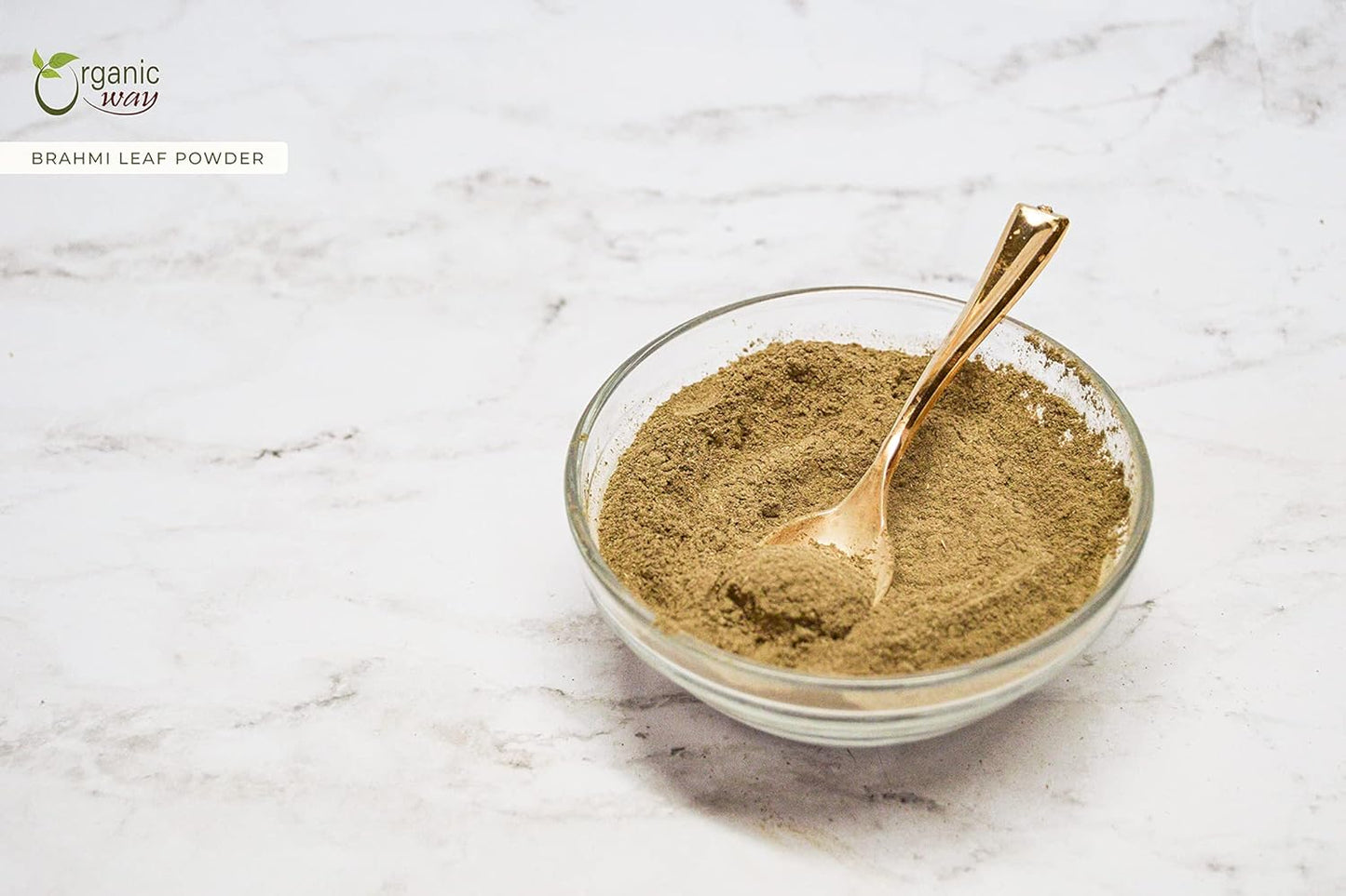 Organic Brahmi Leaf Powder (Bacopa Monnieri) - USDA Certified, Raw, Vegan, Non-GMO - 1/4 LBS - India Origin