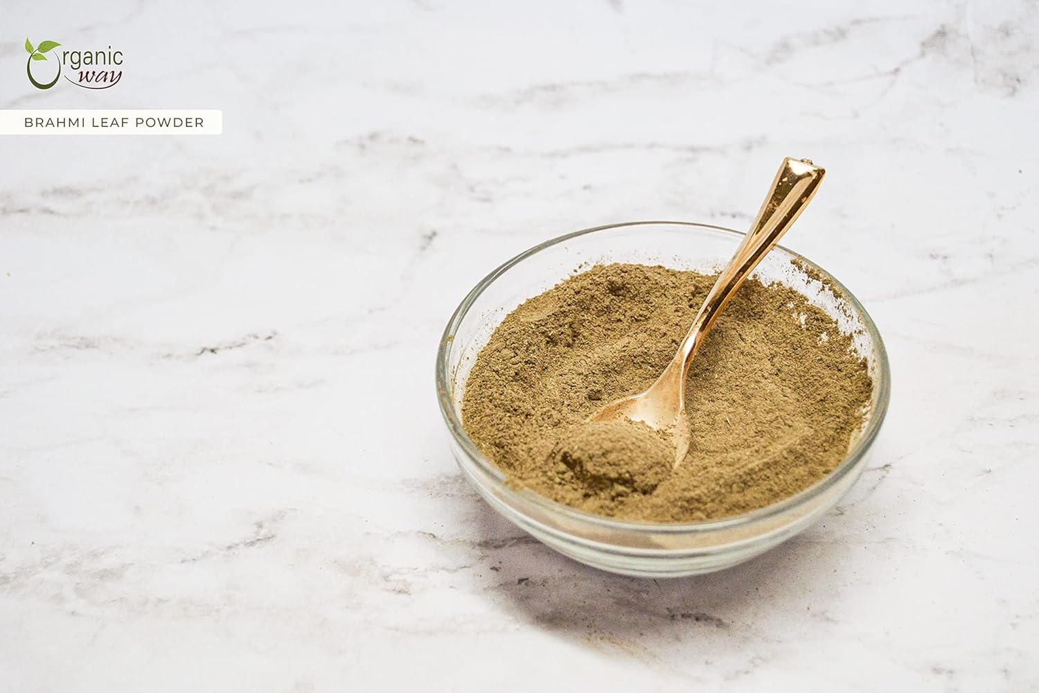 Organic Brahmi Leaf Powder (Bacopa Monnieri) - USDA Certified, Raw, Vegan, Non-GMO - 1/4 LBS - India Origin