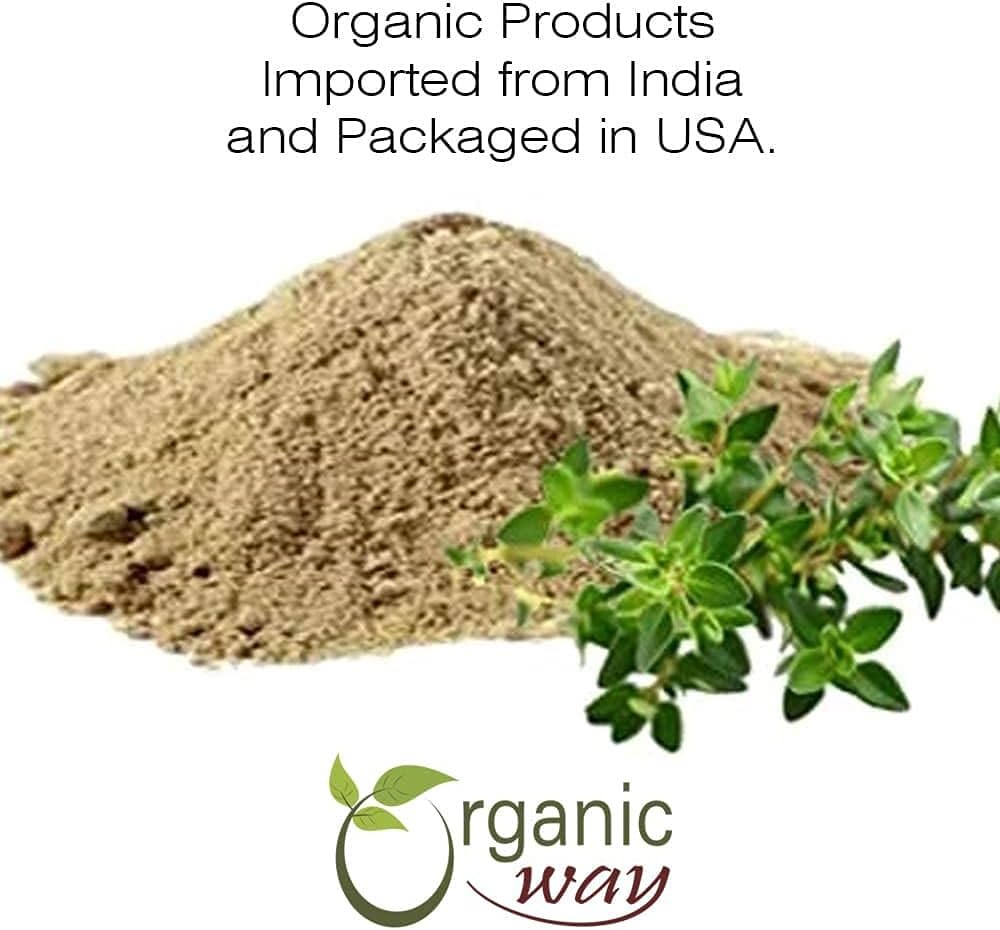 Organic Brahmi Leaf Powder (Bacopa Monnieri) - USDA Certified, Raw, Vegan, Non-GMO - 1/4 LBS - India Origin