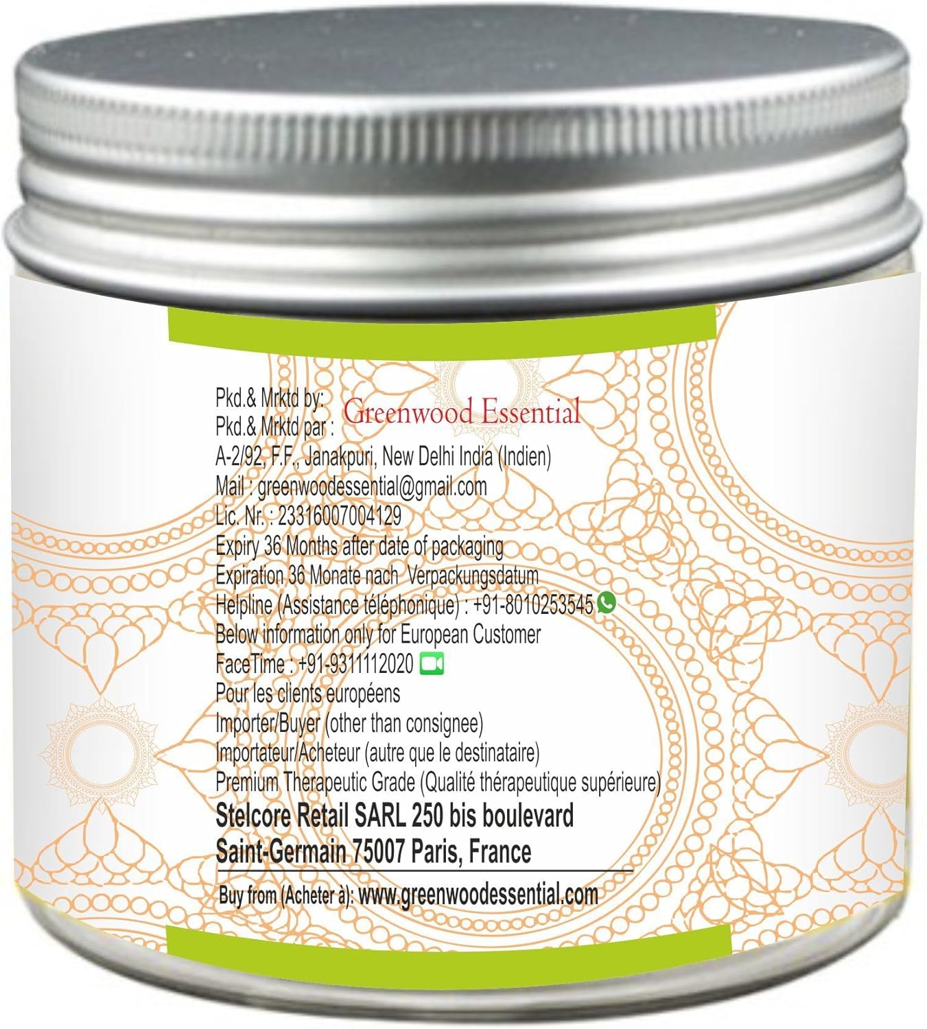 Organic Certified Flax Seed Powder 200gm - 100% Pure Therapeutic Grade - Greenwood Essential