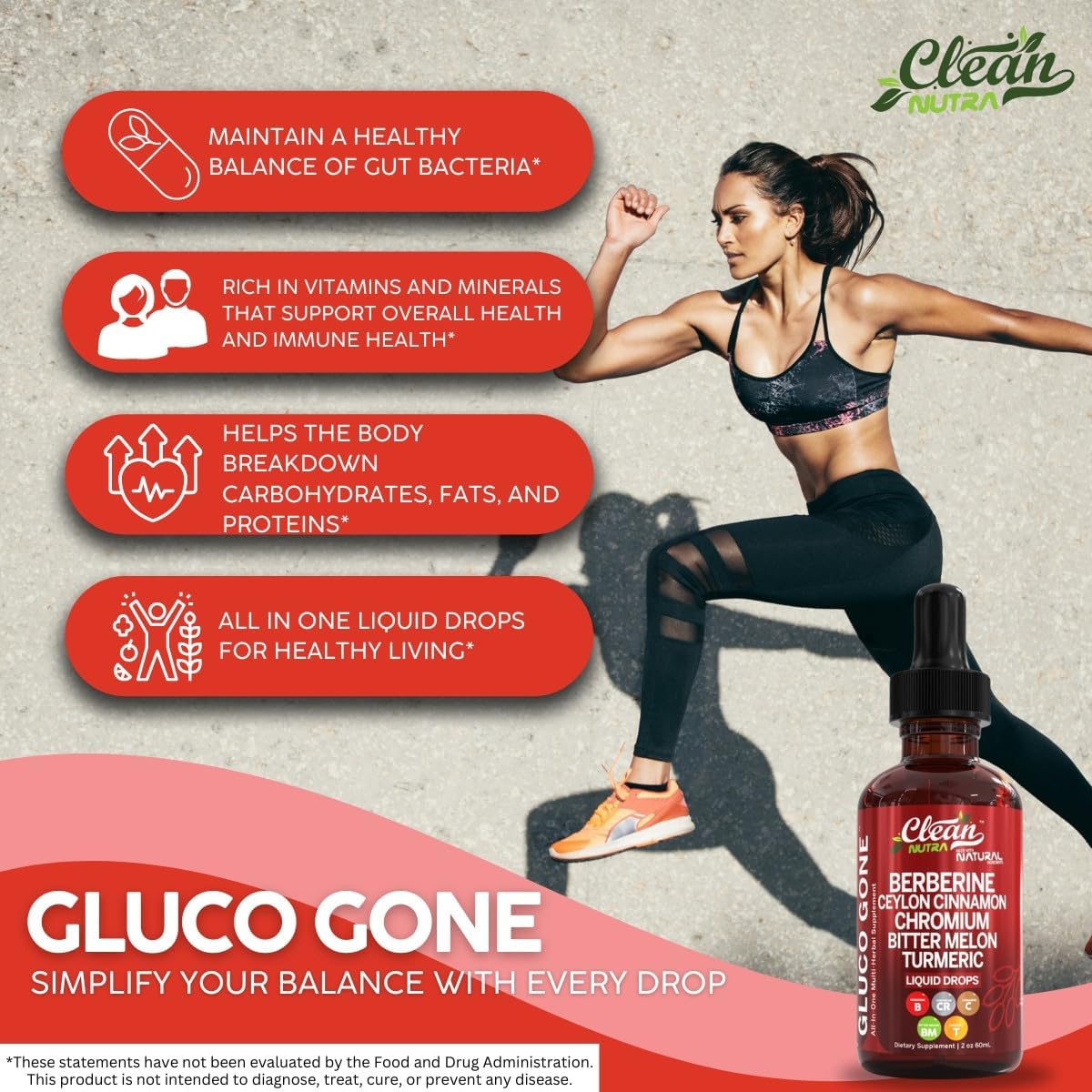 Organic Ceylon Cinnamon Berberine Liquid Drops Supplement with Bitter Melon Extract - Potent Nutraceuticals Formula