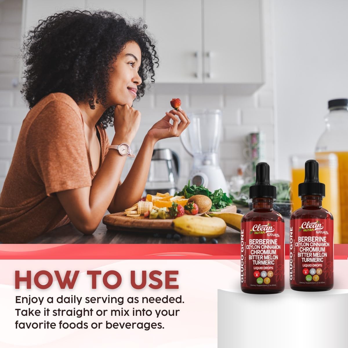 Organic Ceylon Cinnamon Berberine Liquid Drops Supplement with Bitter Melon Extract - Potent Nutraceuticals Formula