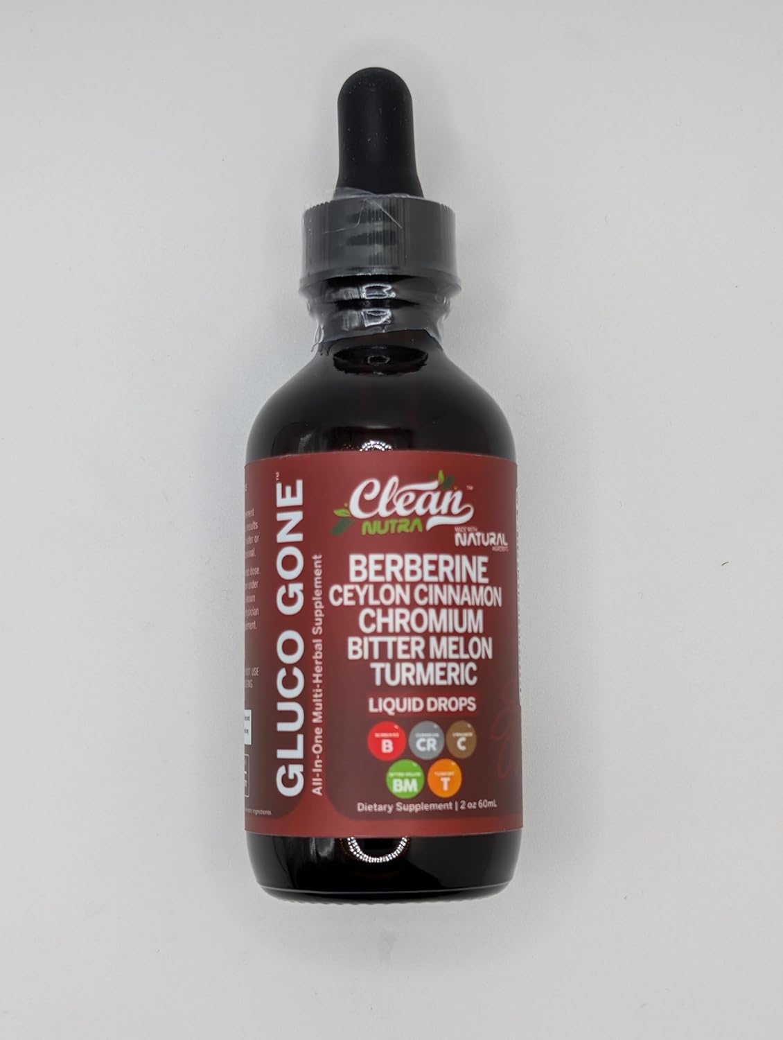 Organic Ceylon Cinnamon Berberine Liquid Drops Supplement with Bitter Melon Extract - Potent Nutraceuticals Formula