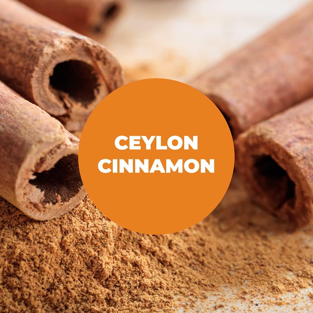 Organic Ceylon Cinnamon Capsules - Antioxidant & Anti-inflammatory Support. Non-GMO, Vegan 60ct - Made in USA by Vimerson Health