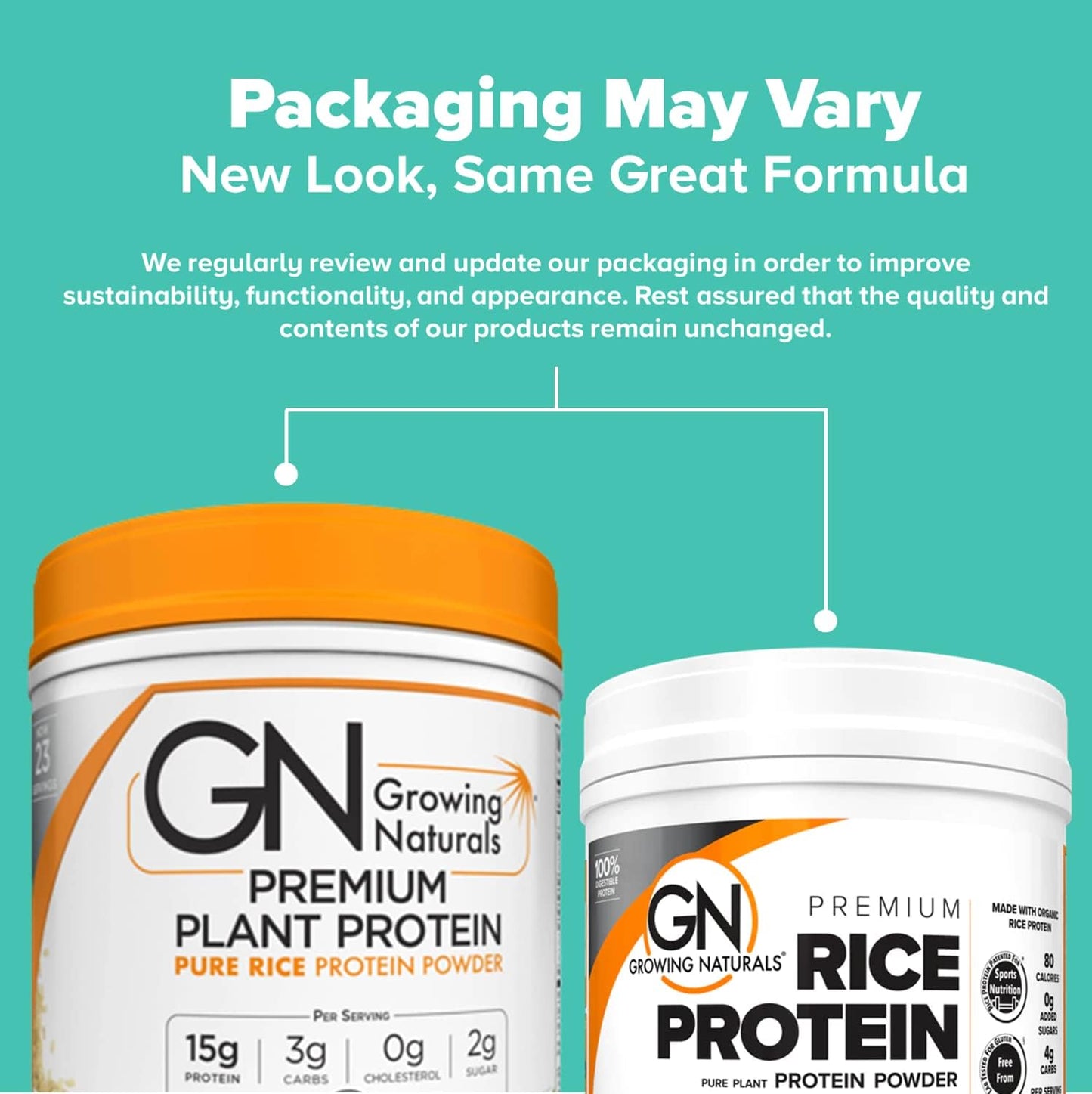 Organic Chocolate Rice Protein Powder - 16.8 oz, Non-GMO, Vegan Friendly