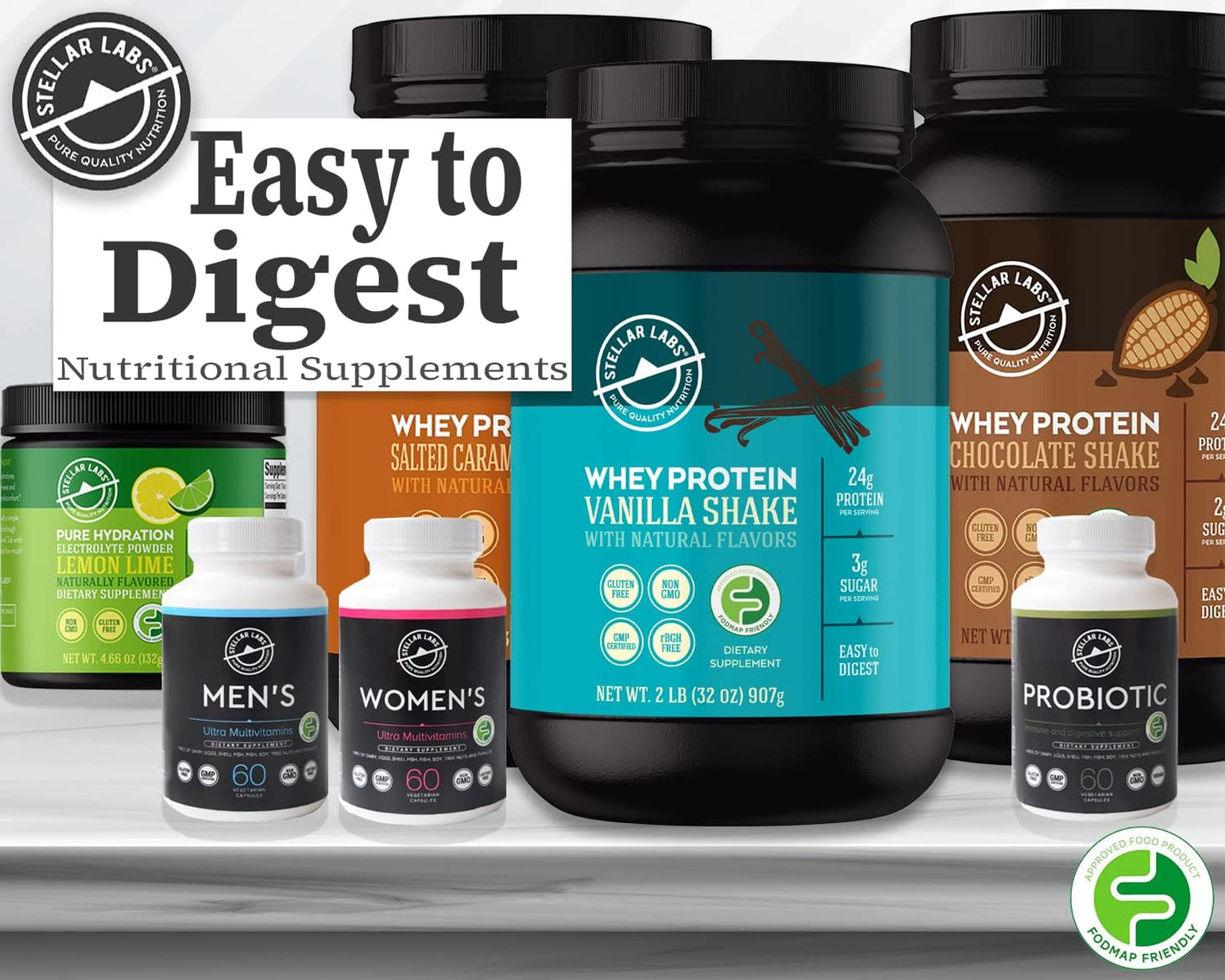 Organic Chocolate Whey Protein Powder with BCAA's & Whey Isolate | Low FODMAP, Non GMO, Gluten Free, Keto | Natural Post Workout Shakes