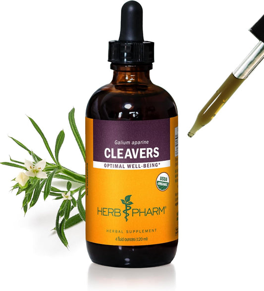 Organic Cleavers Liquid Extract - 4 fl oz by Herb Pharm