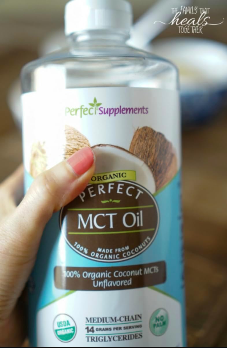 Organic Coconut MCT Oil - 30oz for Sustainable Energy & Brain Boost