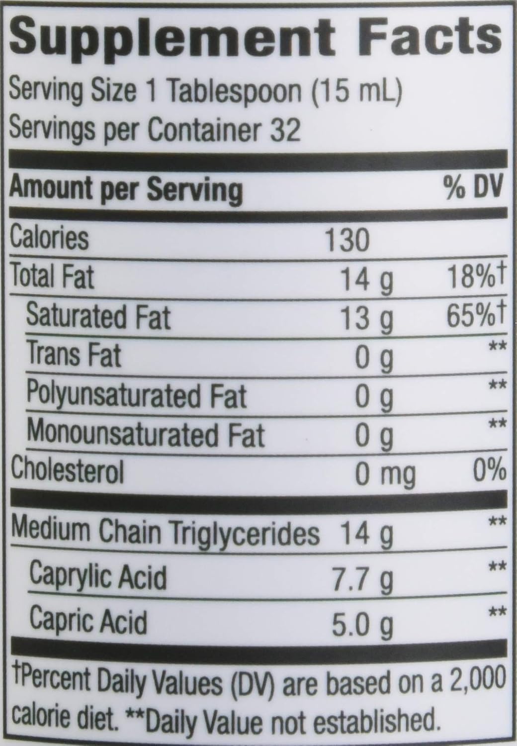 Organic Coconut MCT Oil, Non-GMO, Gluten-Free, 14g MCTs per Serving, 32oz (Pack of 2) by Nature's Way