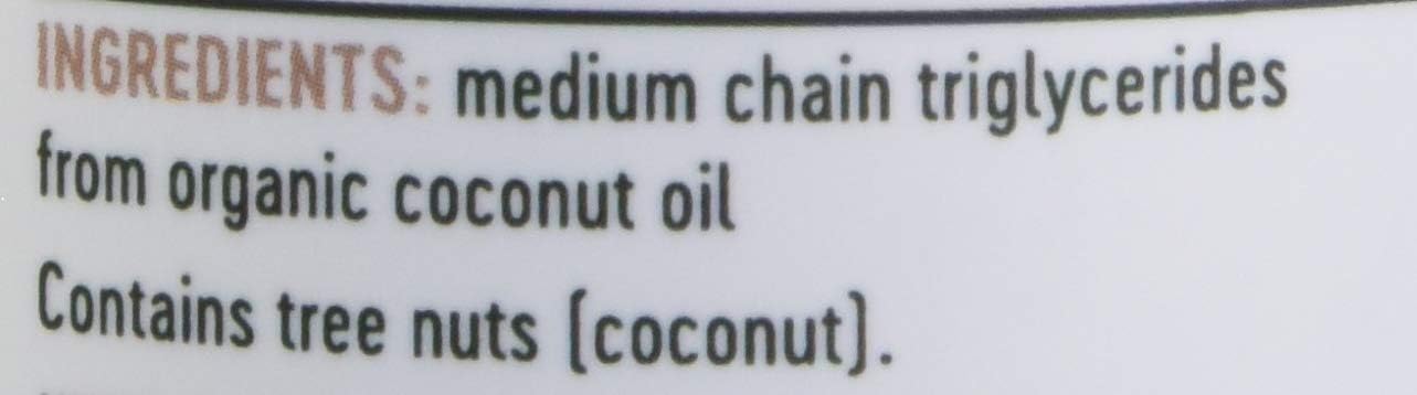 Organic Coconut MCT Oil, Non-GMO, Gluten-Free, 14g MCTs per Serving, 32oz (Pack of 2) by Nature's Way
