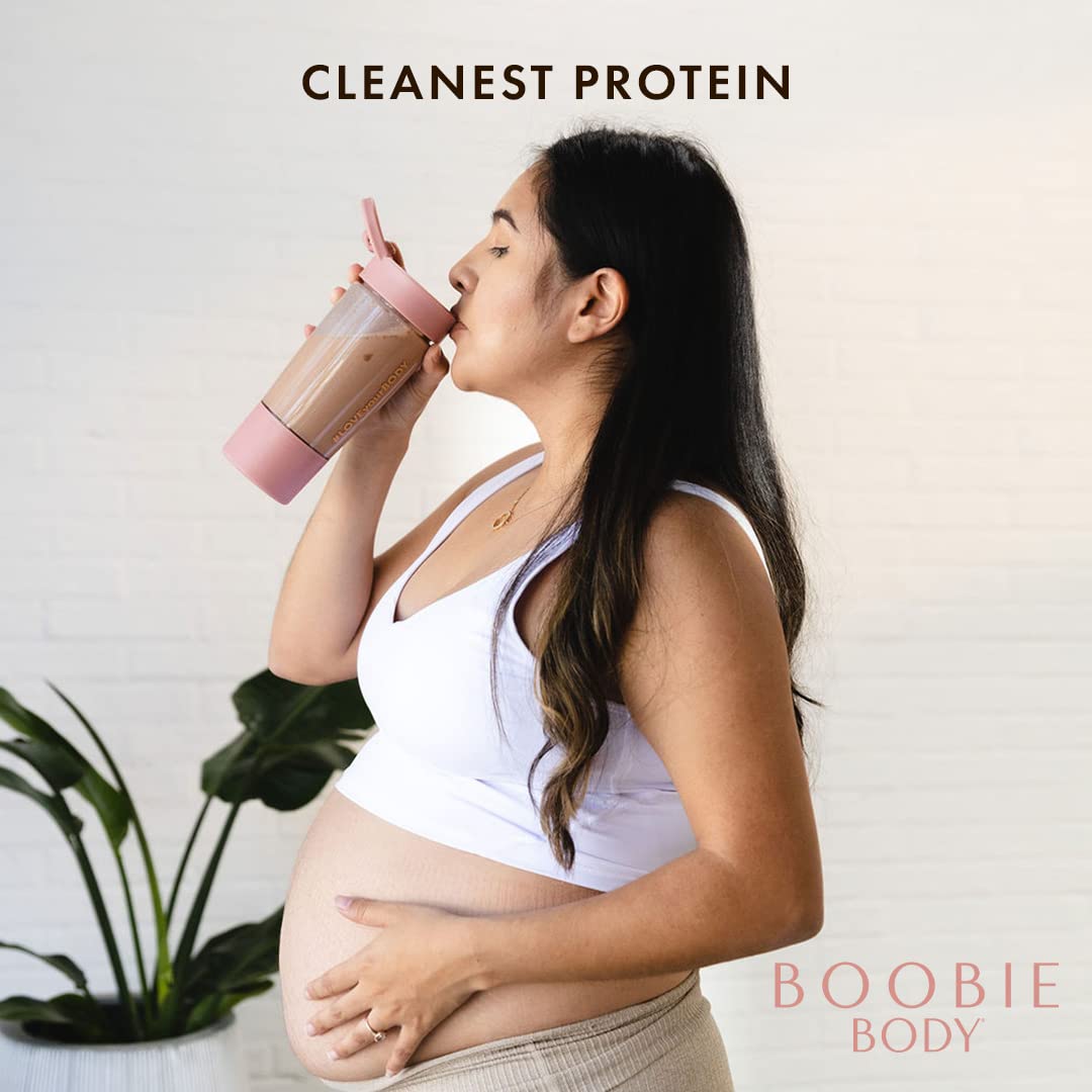 Organic Coffee Caramel Superfood Protein Shake for Pregnancy & Motherhood - 19g Protein, Vegan, Zero Sugar - 10 Packets