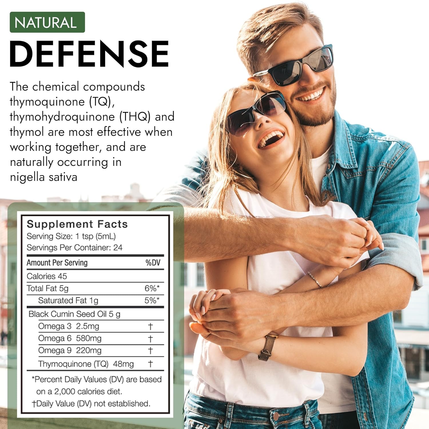 Organic Cold-Pressed Black Seed Oil for Radiant Skin and Lustrous Hair 4.06 oz - Rich in Thymoquinone and Omega 3-6-9