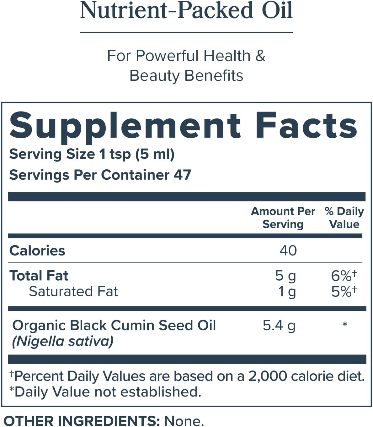 Organic Cold Pressed Black Seed Oil Supplement with Thymoquinone and Omega 3 6 9 for Immunity and Heart Health - 8oz Vegan Formula