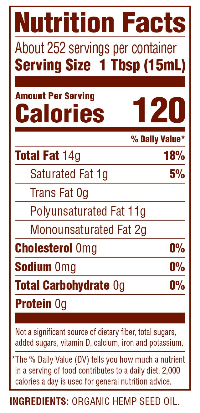 Organic Cold-Pressed Rawmetabolism boosterSeed Oil, 1 Gallon - USDA Certified, Non-GMO, Vegan, Gluten-Free Keto Superfood, Omega 3 & 6 Rich