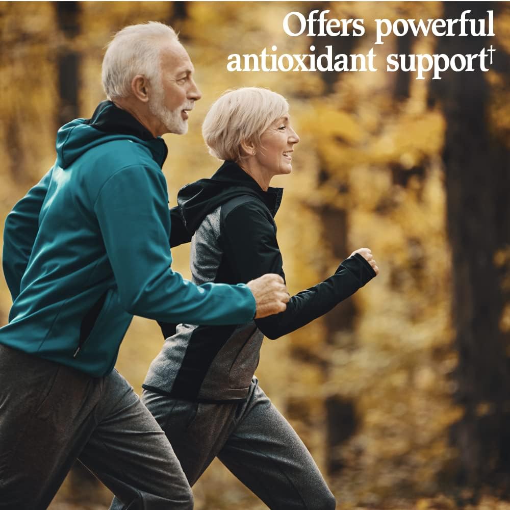 Organic CoQ10 & Vegetarian Omega 3 6 9 Supplement for Heart Health - 60 Capsules