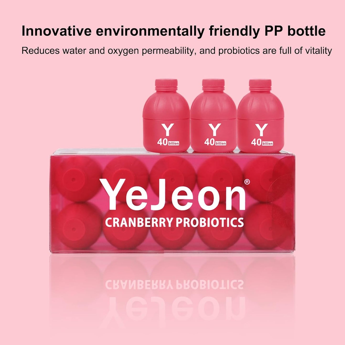 Organic Cranberry Probiotics for Women - 40 Billion CFU - 5 Unique Strains - PH Balance, Digestive & Feminine Health - Supports UT & Vaginal Health - 3 Packs