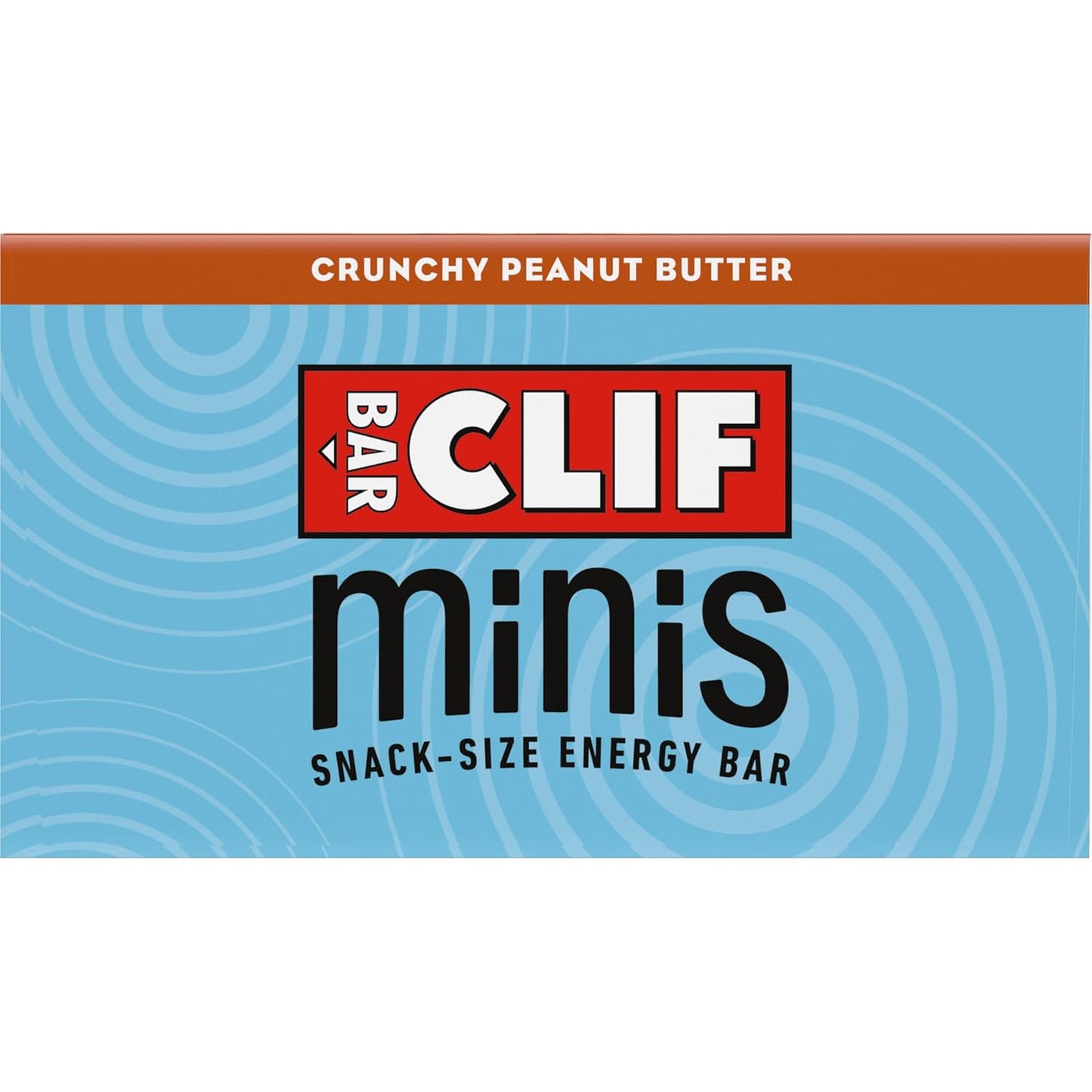 Organic Crunchy Peanut Butter Clif Bar Minis - 5g Protein - Non-GMO - Plant Based Energy Bars (20 Pack)