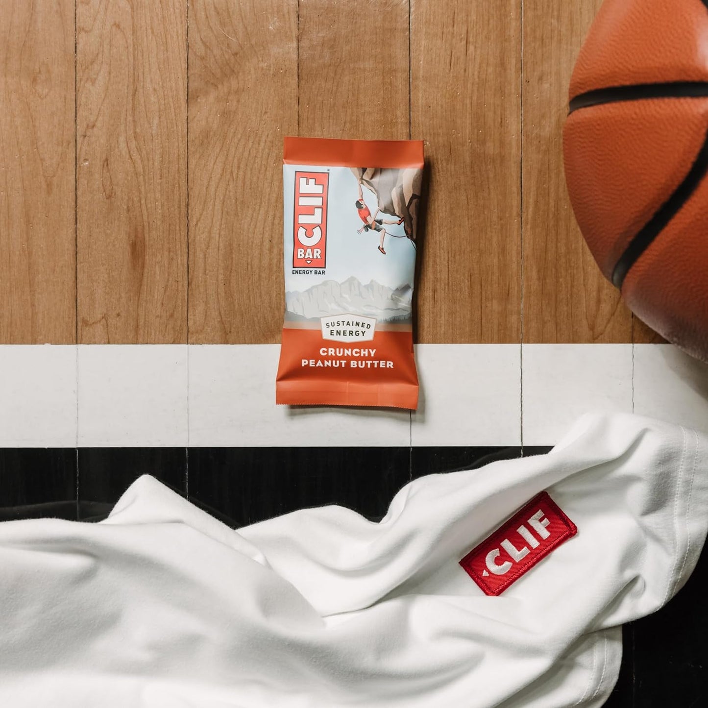 Organic Crunchy Peanut Butter Clif Bars - 11g Protein - Plant Based Energy Bars - Non-GMO - 2.4 oz (18 Pack)