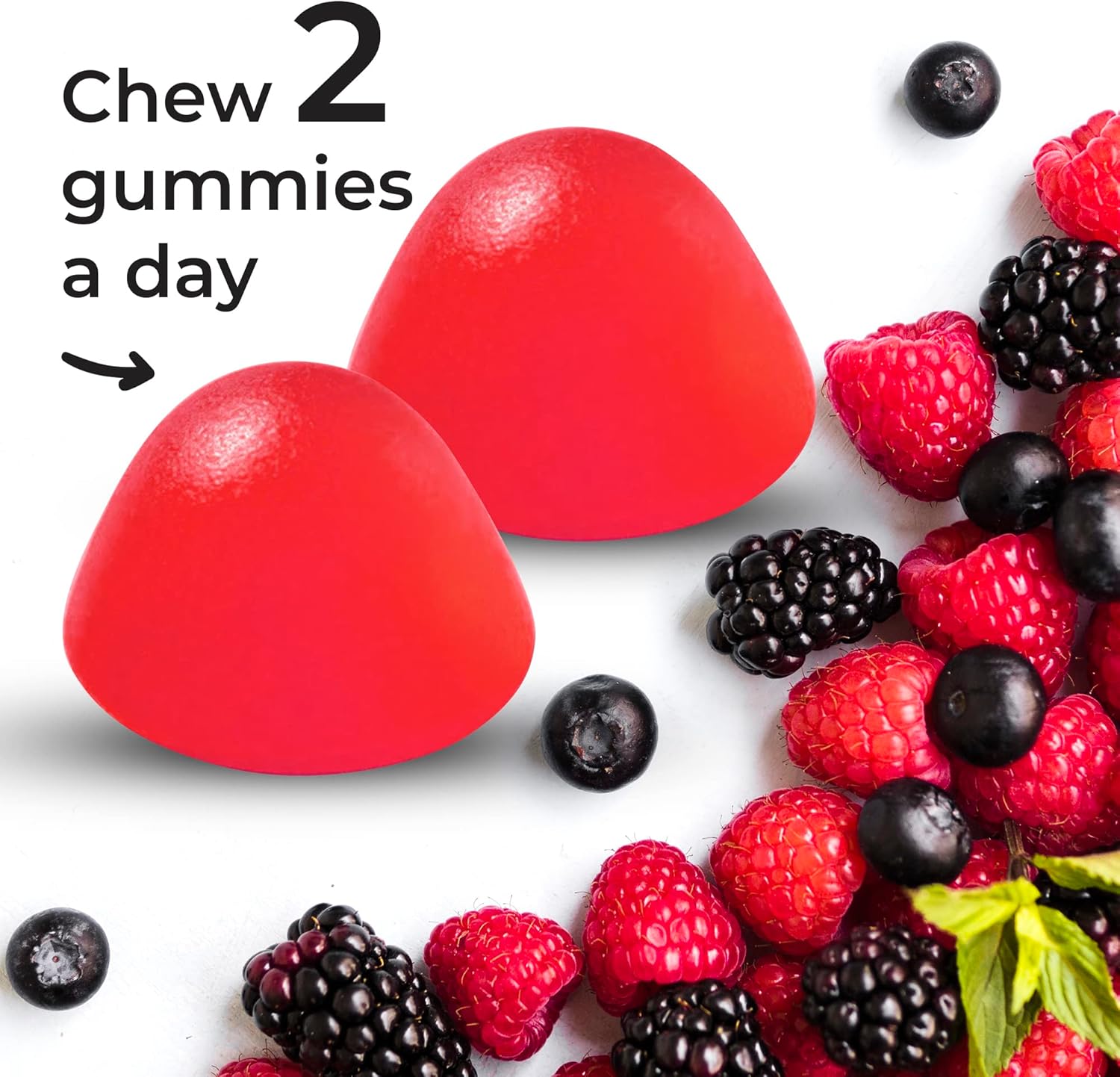 Organic Elderberry Gummies with Zinc & Vitamin C - Immune Support - Non GMO, Vegan, Gluten Free - 60 Gummies