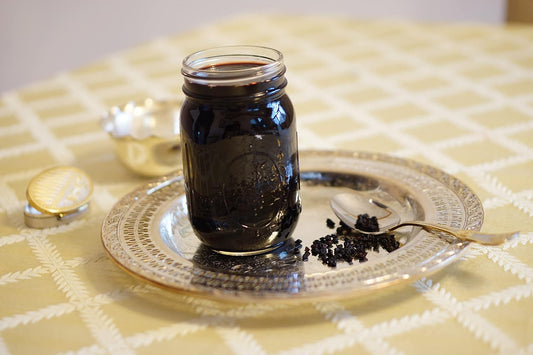 Organic Elderberry Syrup: Immunity-Boosting Herbal Supplement - 32 oz - Loved by Kids and Adults