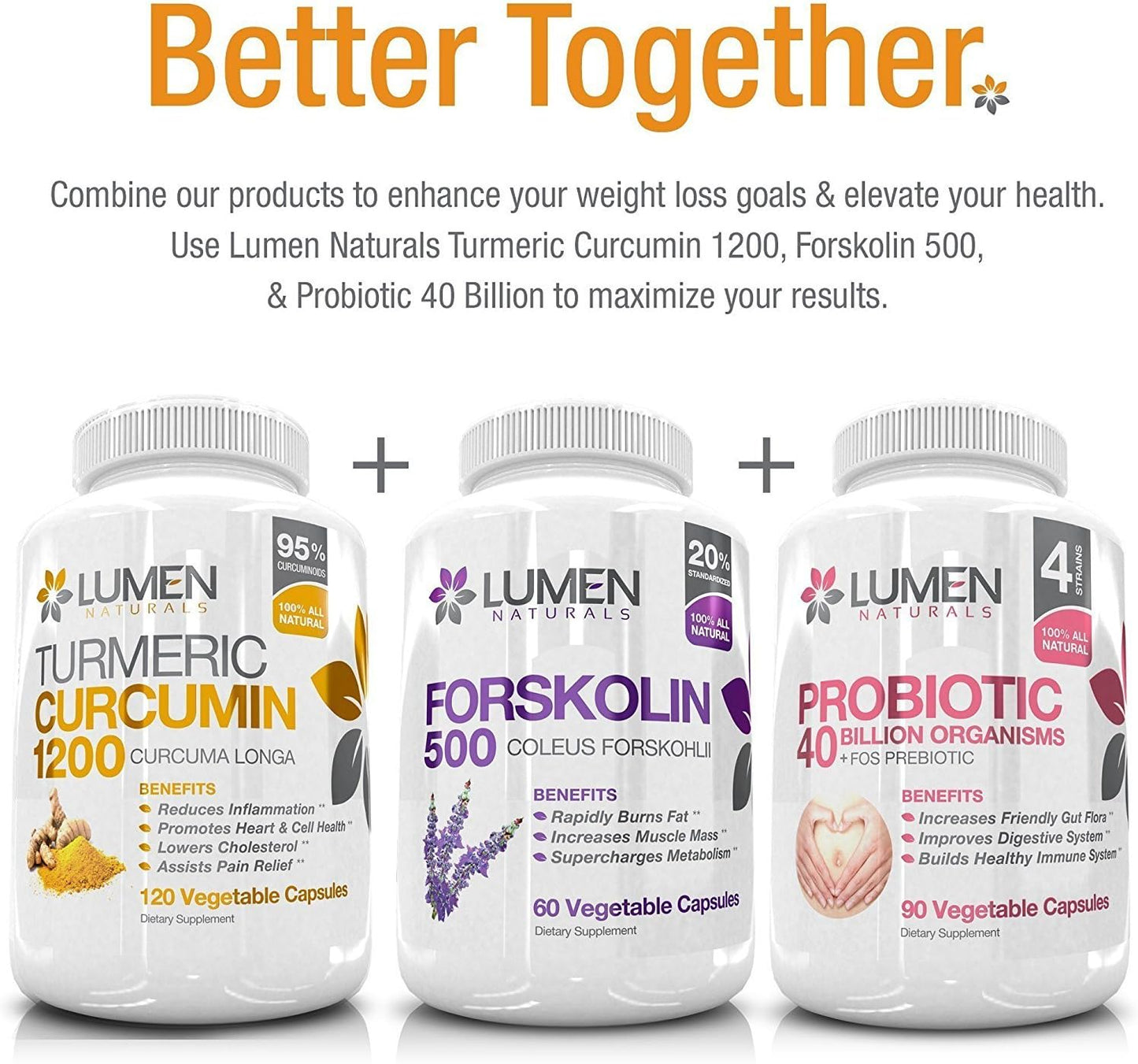 Organic Extra Strength Turmeric Curcumin Capsules with BioPerine Black Pepper - 1200mg - 95% Curcuminoids - 60 Count - Joint and Back Pain Relief