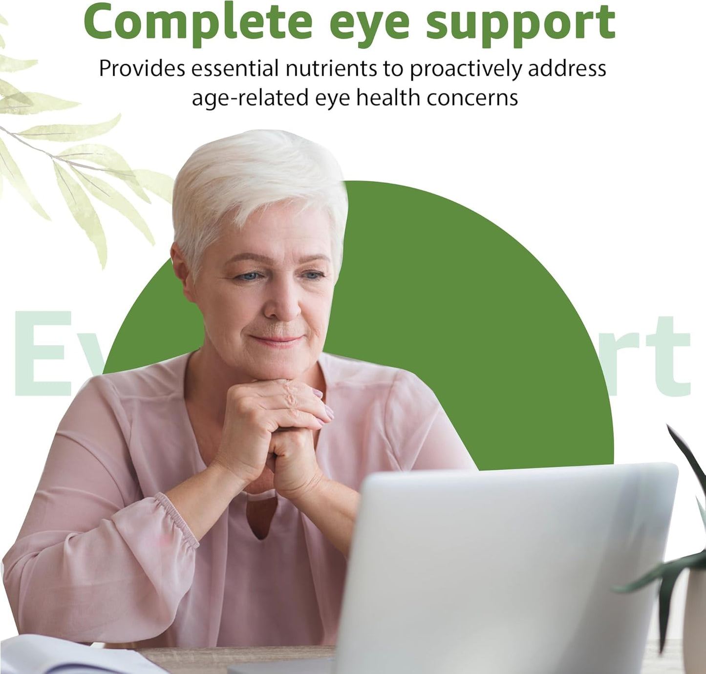 Organic Eye Health Supplement with Lutein, Zeaxanthin, Maqui, Goji, and More - 60-Day Supply, Vegan, Non-GMO, Gluten-Free