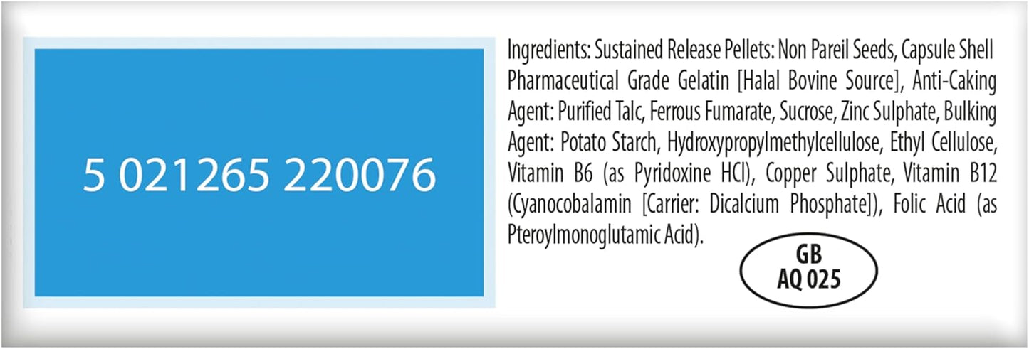 Organic Feroglobin Vitabiotics Capsules - 30 Count, Vitamin and Mineral Supplement