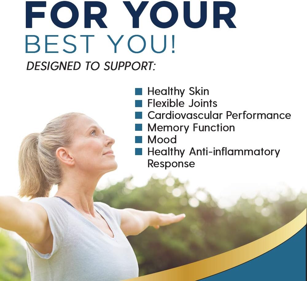 Organic Flaxseed, Borage & Fish Oil Softgels for Skin, Heart, and Memory Support - 180 Count