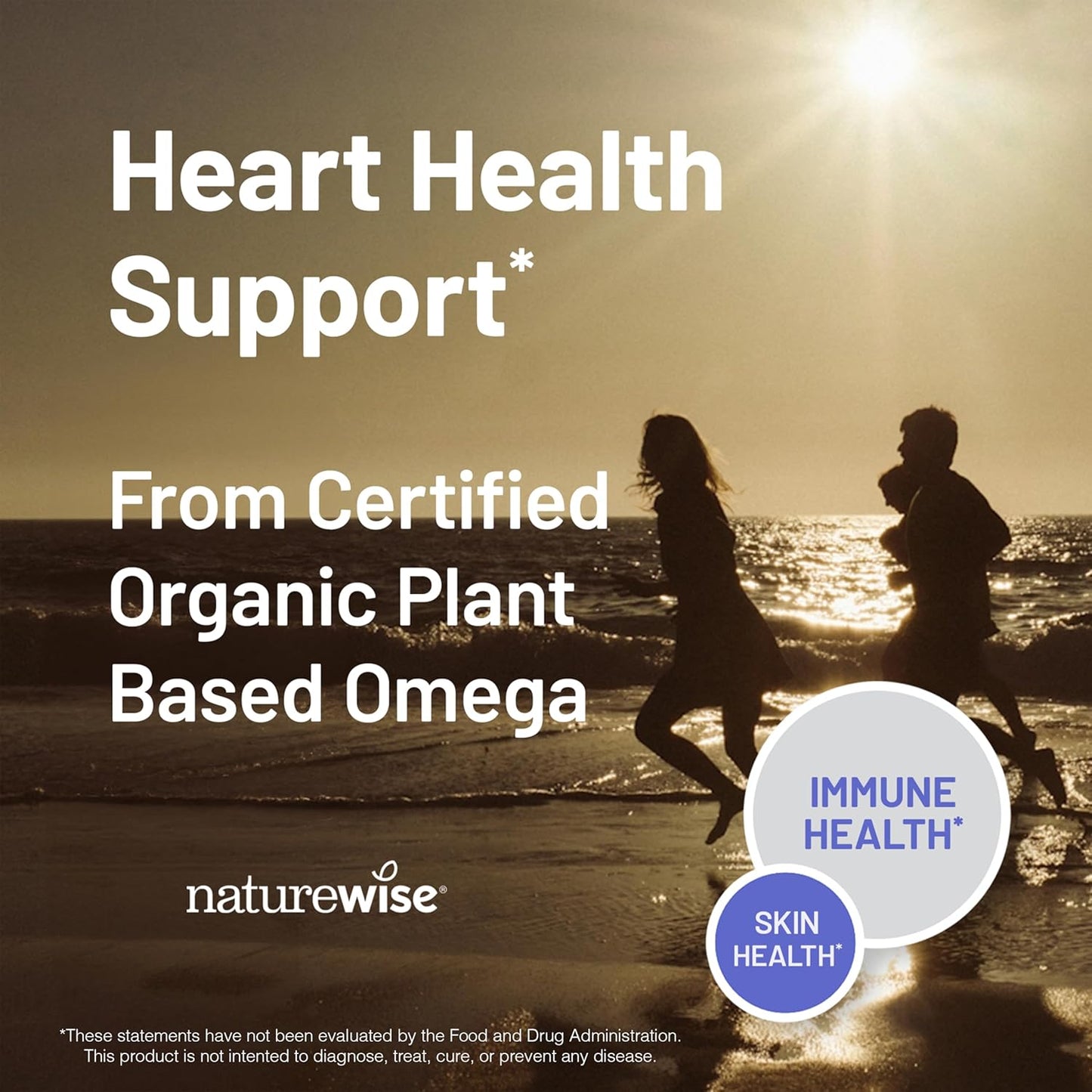 Organic Flaxseed Oil Softgels for Heart Health Support - Fish Free Omega 3 6 9 with ALA - Non-GMO, Cold Pressed - 30ct