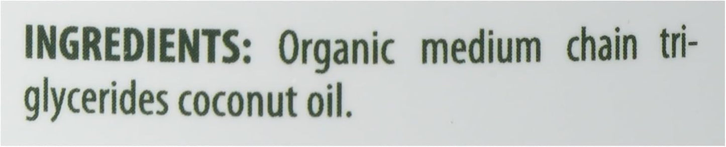 Organic Flora Health MCT Oil with C8 & C10 Acids, Keto Friendly, Non-GMO, Ethically Sourced Coconut Oil - 17 Fl Oz