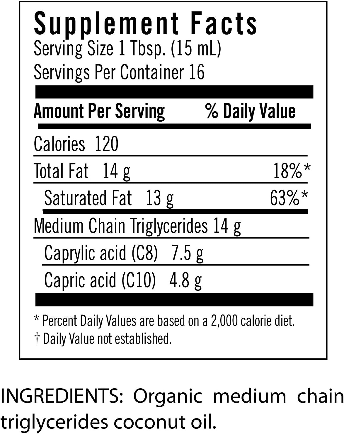 Organic Flora Health MCT Oil with C8 & C10 Acids, Keto Friendly, Non-GMO, Ethically Sourced Coconut Oil - 17 Fl Oz
