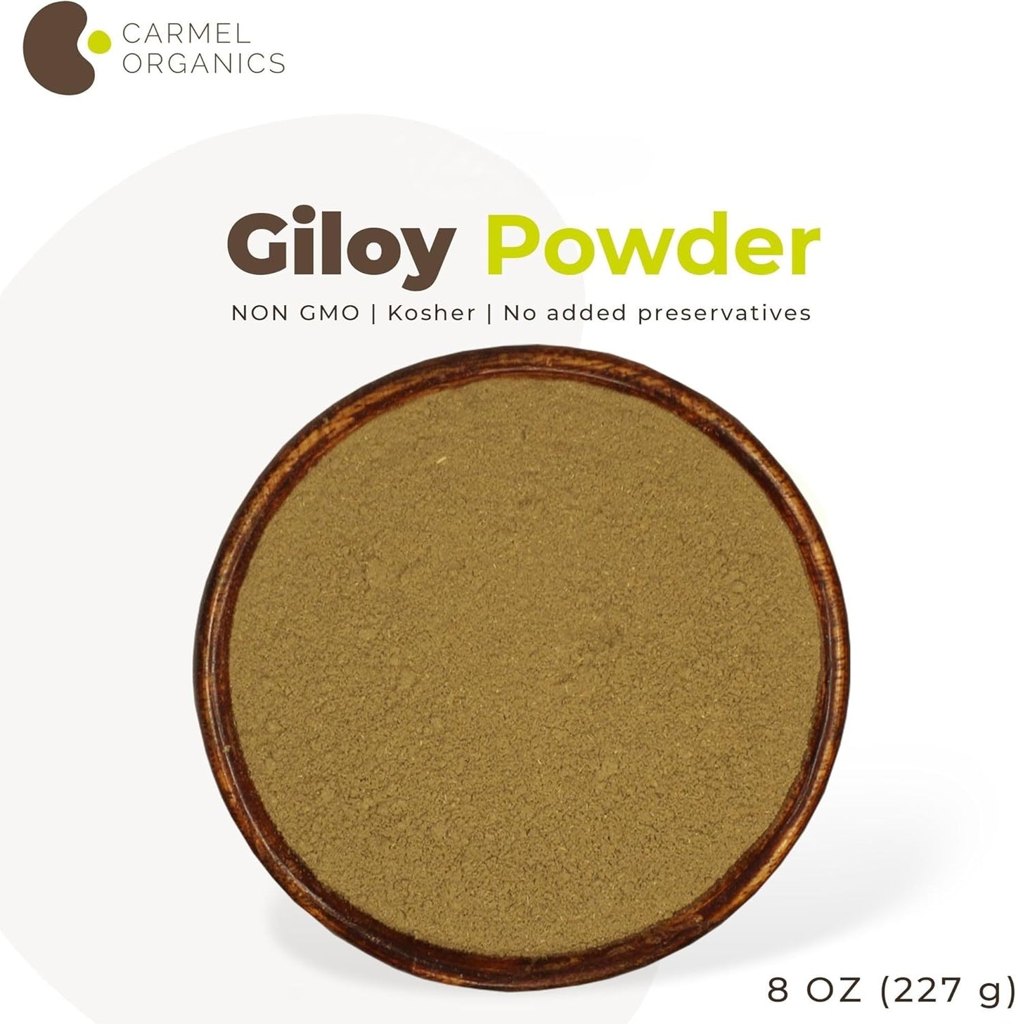 Organic Giloy Stem Powder - 8 Ounce Pack for Immunity Support | Tinospora Cordifolia Herbal Supplement | Non-GMO, Preservative-Free