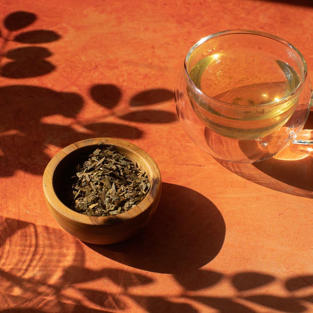 Organic Ginkgo Biloba Herbal Tea Loose Leaf Botanical, 4 Ounce by Positively Tea Company