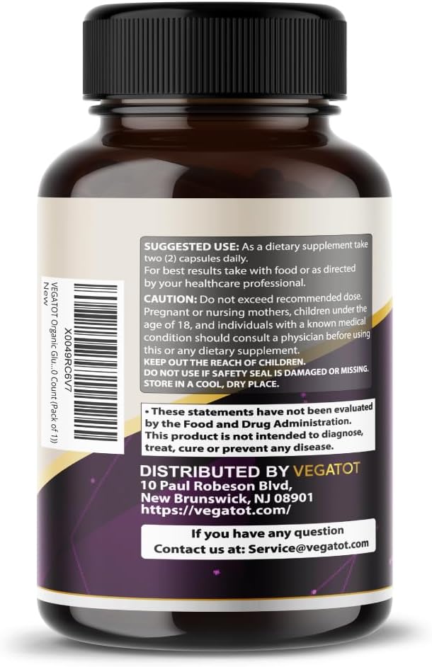 Organic Glucosamine Complex with Collagen & Chondroitin - Joint & Bones Support - Made in USA - 150 Count