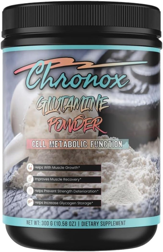 Organic Glutamine Powder for Enhanced Cell Metabolism and Physical Performance - Ideal Muscle Repair and Recovery Supplement - Boost Fitness Levels with Organic Glutamine Powder